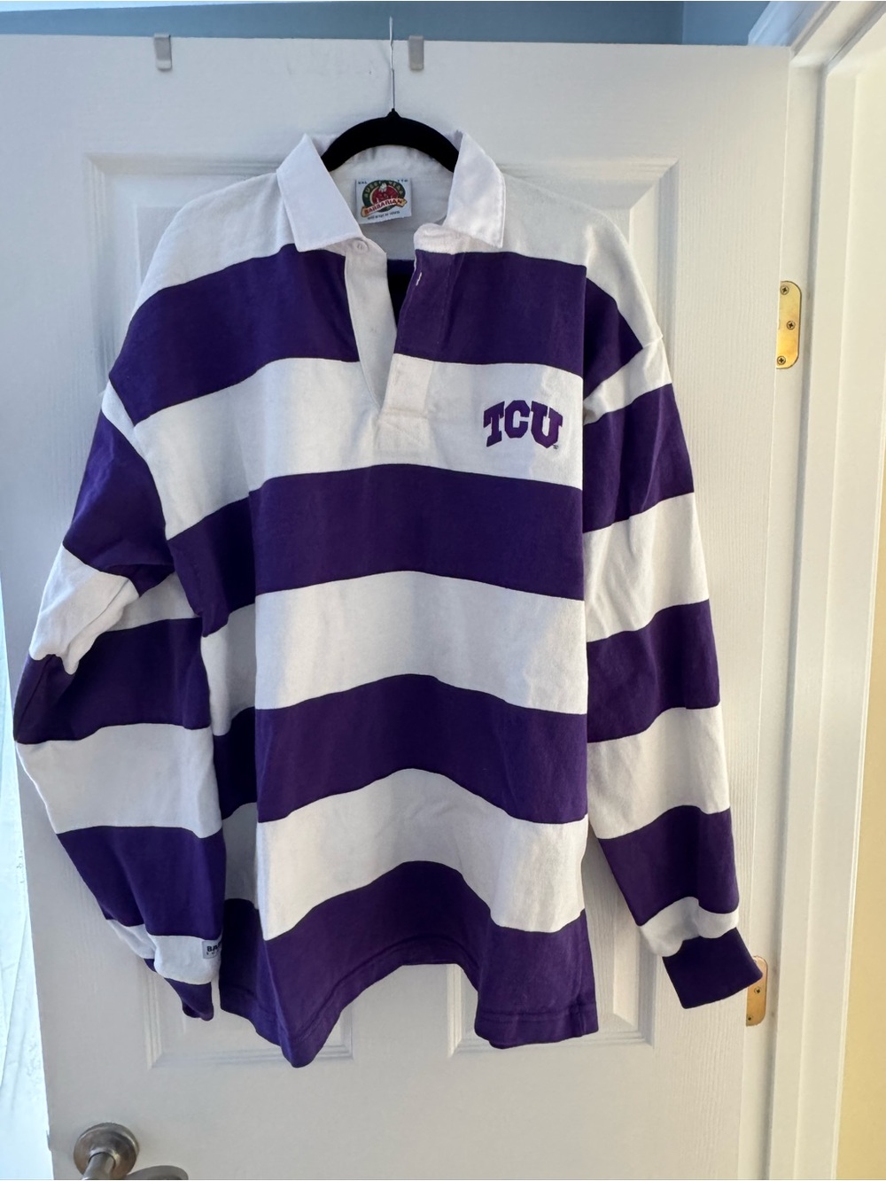 RARE Men’s TCU Authentic Rugby Shirt Size XXL